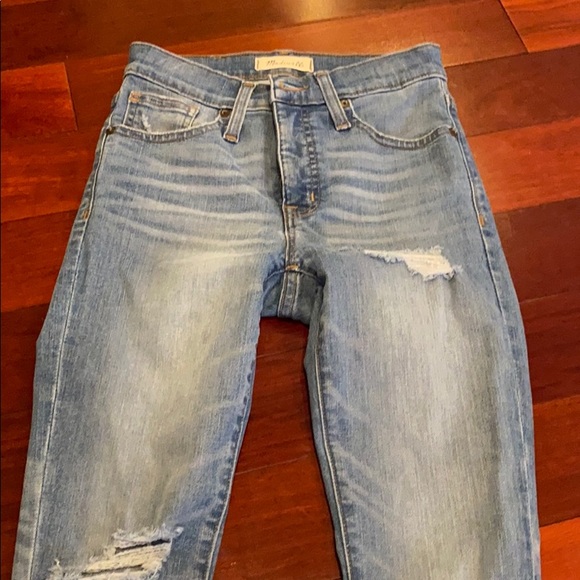 Madewell girls blue high rise skinny jeans. - Picture 2 of 8